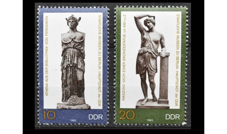 ГДР 1983 г. "Произведения искусства"
