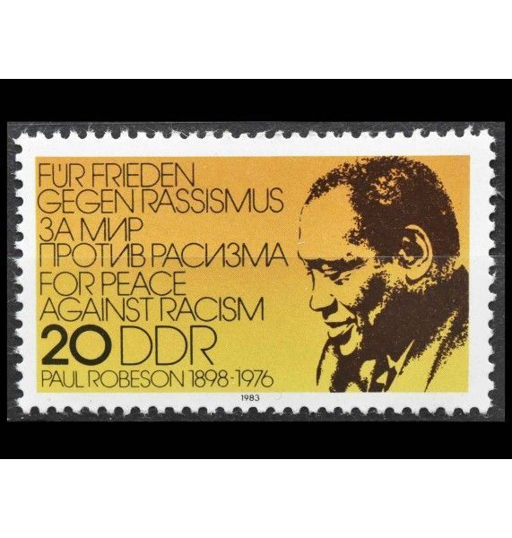 ГДР 1983 г. "Поль Робсон" ГДР 1983 г. "Поль Робсон"