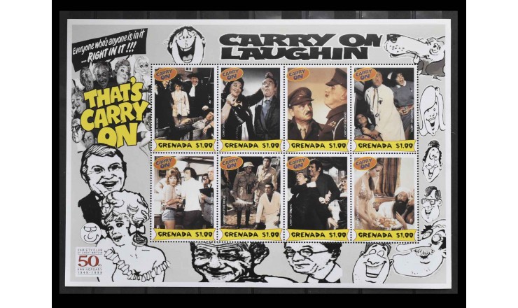 Гренада 1999 г. "Британская комедия "Продолжай в том же духе" 