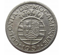 Мозамбик 1 эскудо 1951 г. Мозамбик 1 эскудо 1951 г.