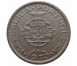 Португальская Гвинея 5 эскудо 1973 г. Португальская Гвинея 5 эскудо 1973 г.