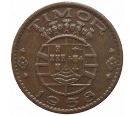 Португальский Тимор 30 сентаво 1958 г. Португальский Тимор 30 сентаво 1958 г.