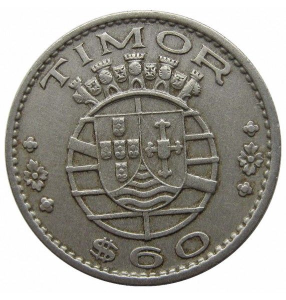 Португальский Тимор 60 сентаво 1958 г.