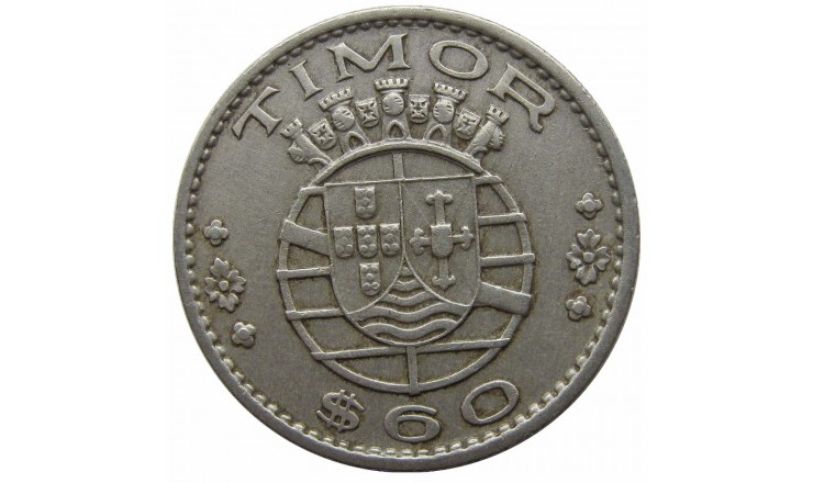 Португальский Тимор 60 сентаво 1958 г.