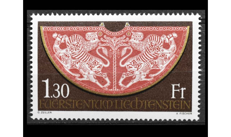 Лихтенштейн 1975 г. "Королевская мантия"