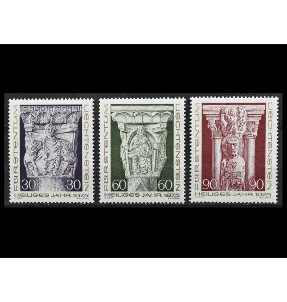 Лихтенштейн 1975 г. "Рождество: Скульптуры"