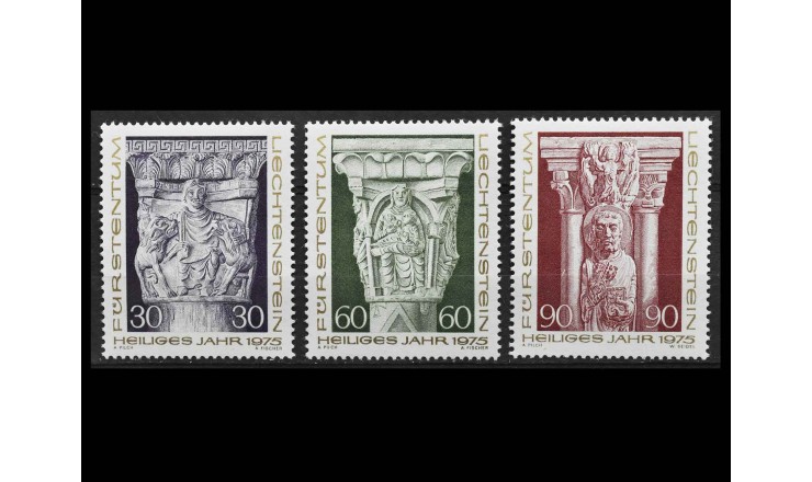 Лихтенштейн 1975 г. "Рождество: Скульптуры"