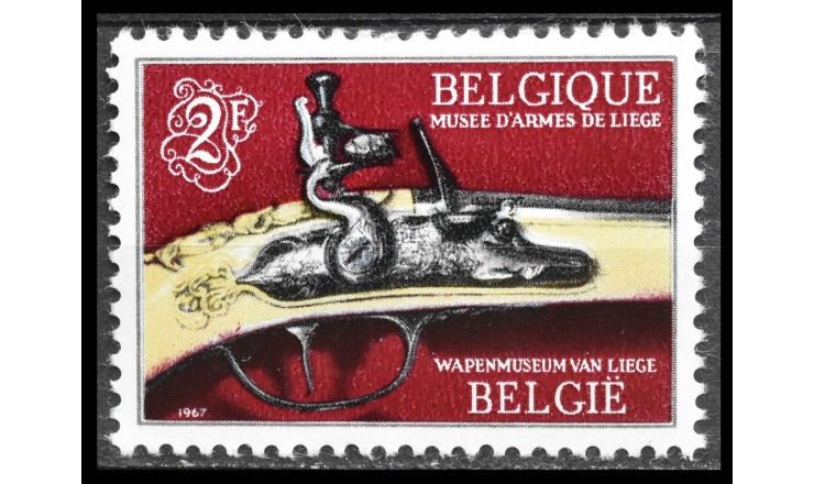 Бельгия 1967 г. "Кремневый пистолет"