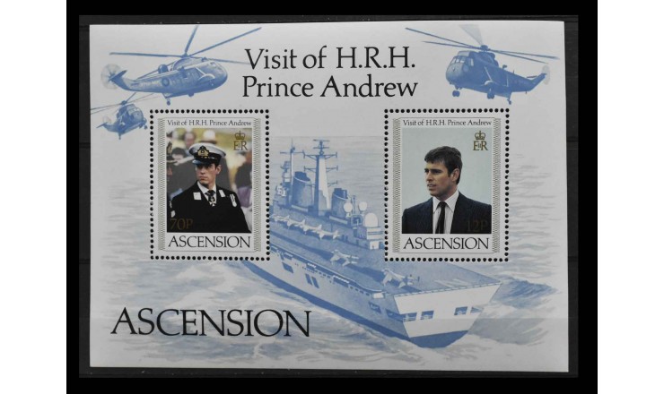 Остров Вознесения 1984 г. "Визит принца Эндрю"
