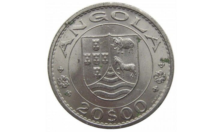 Ангола 20 эскудо 1972 г.