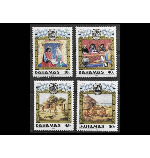 Багамские острова 1988 г. "Открытие Америки" Багамские острова 1988 г. "Открытие Америки"