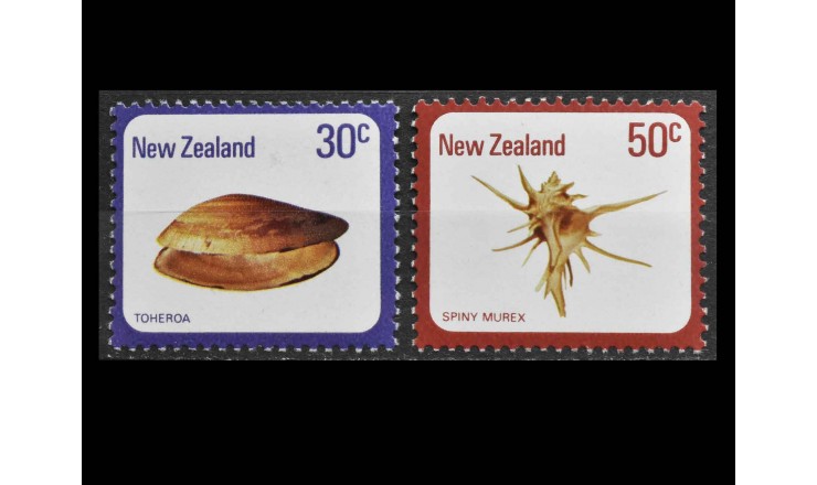 Новая Зеландия 1978 г. "Моллюски"