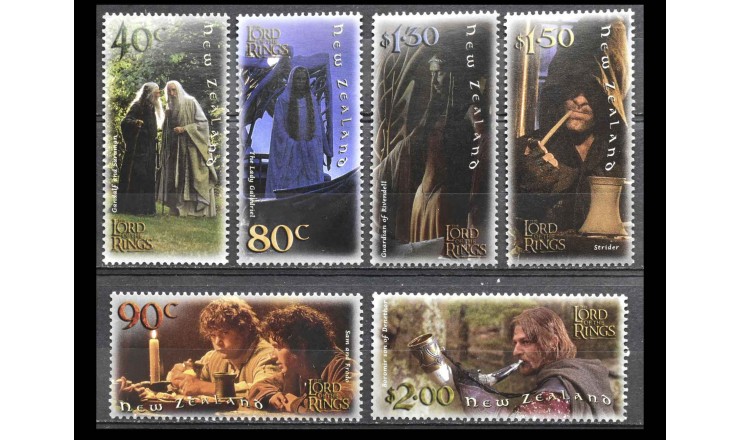 Новая Зеландия 2001 г. "Властелин колец - Братство Кольца" 