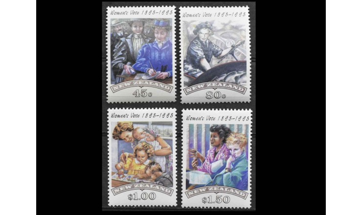 Новая Зеландия 1993 г. "Столетие избирательного права женщин"