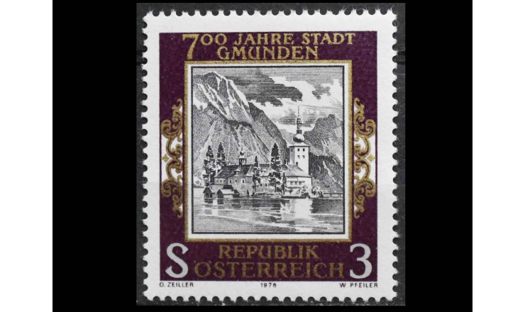 Австрия 1978 г. "700 лет городу Гмунден"