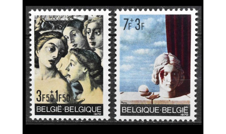 Бельгия 1970 г. "Картины"