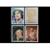 Гамбия 1995 г. "Королева-мать, 95-й день рождения"