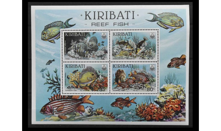 Кирибати 1985 г. "Рифовые рыбы"