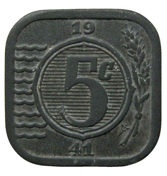 Нидерланды 5 центов 1941 г.