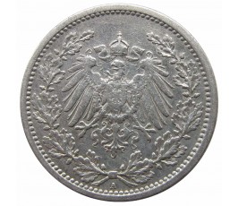 Германия 1/2 марки 1905 г. A