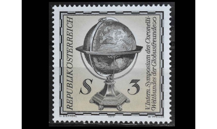 Австрия 1977 г. "V симпозиум Международного общества Коронелли"