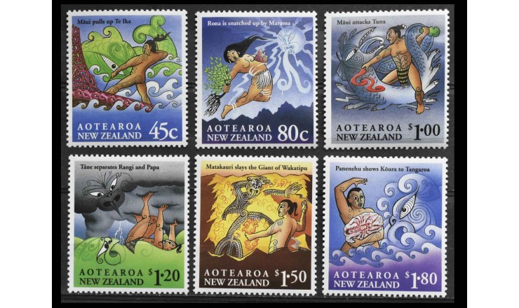 Новая Зеландия 1994 г."Мифы Маори"