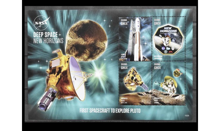 Гана 2015 г. "Космический зонд "Новые горизонты"