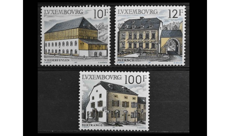 Люксембург 1987 г. "Европейская кампания за сельские районы"
