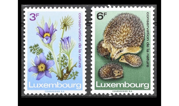 Люксембург 1970 г. "Европейский год охраны природы"