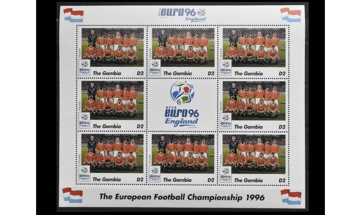 Гамбия 1996 г. "Чемпионат Европы по футболу: Сборная Нидерландов"