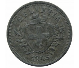 Швейцария 1 раппен 1943 г.