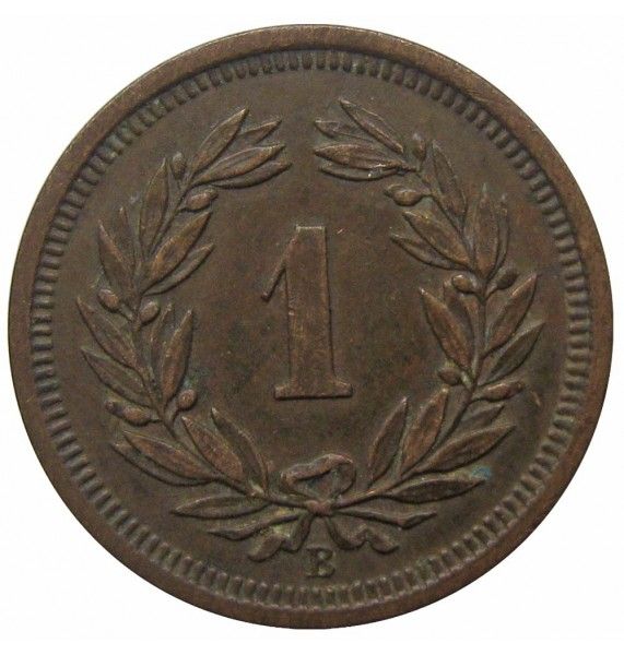 Швейцария 1 раппен 1919 г.