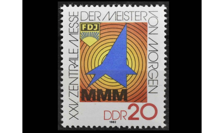 ГДР 1982 г. "Ярмарка мастеров завтрашнего дня"