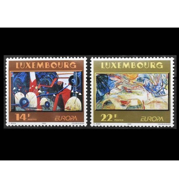 Люксембург 1993 г. "Европа: Современное искусство"