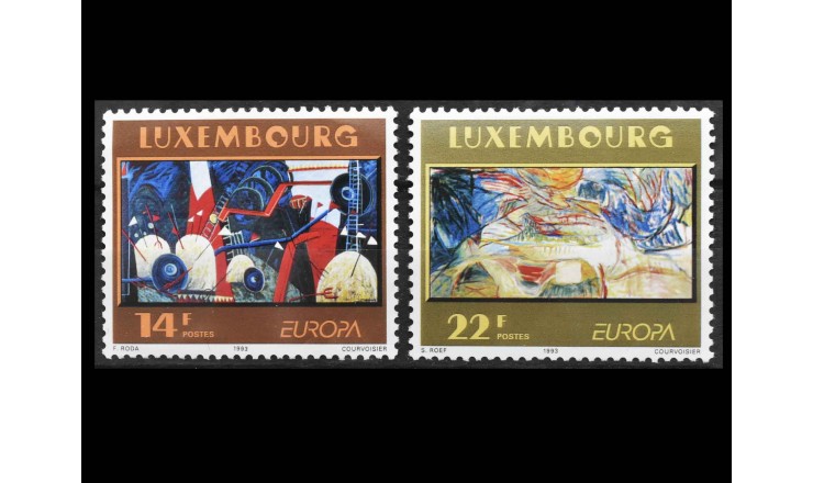Люксембург 1993 г. "Европа: Современное искусство"