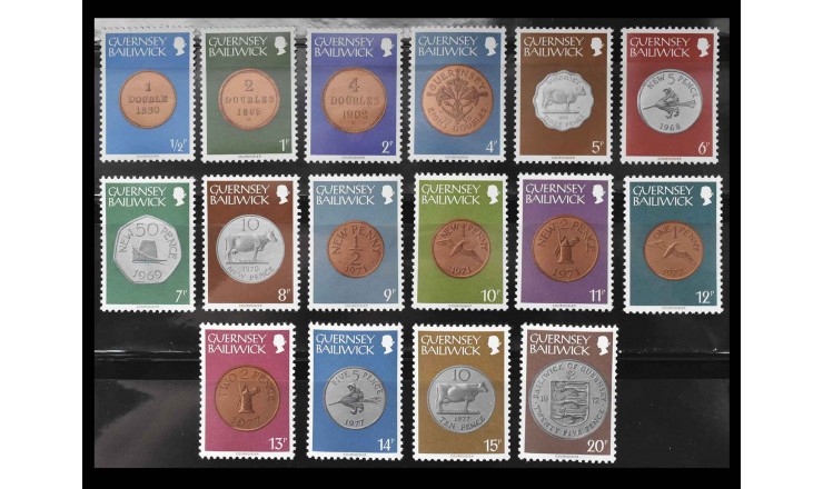 Гернси 1979 г. "Монеты"