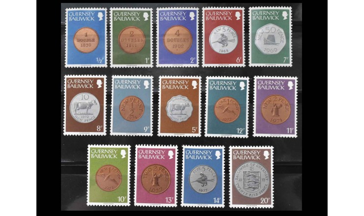 Гернси 1979 г. "Монеты"