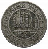 Бельгия 10 сантимов 1863 г. (Des Belges)