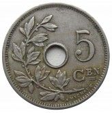 Бельгия 5 сантимов 1902 г. (Belgie)