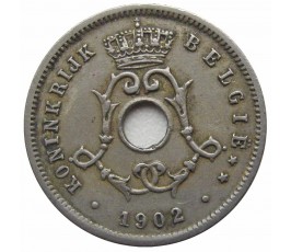 Бельгия 5 сантимов 1902 г. (Belgie)