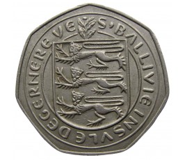 Гернси 50 новых пенсов 1970 г.