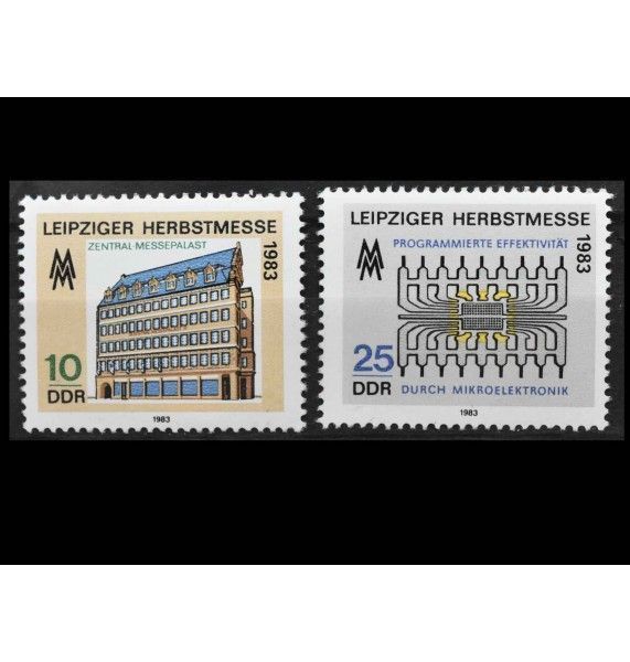 ГДР 1983 г. "Лейпцигская осенняя ярмарка" ГДР 1983 г. "Лейпцигская осенняя ярмарка"