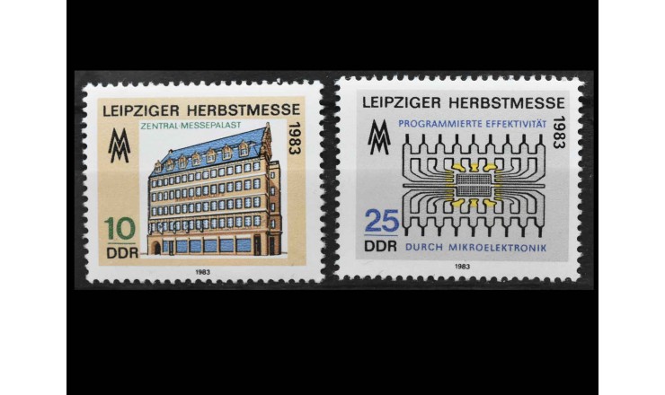 ГДР 1983 г. "Лейпцигская осенняя ярмарка"