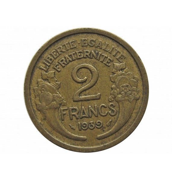 Франция 2 франка 1939 г.