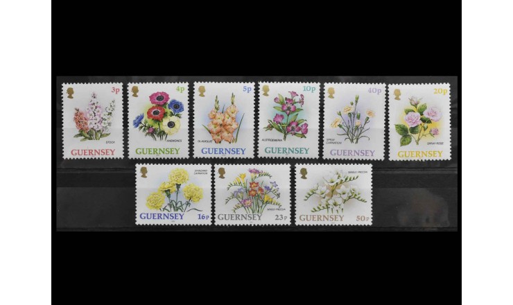Гернси 1992 г. "Цветы"