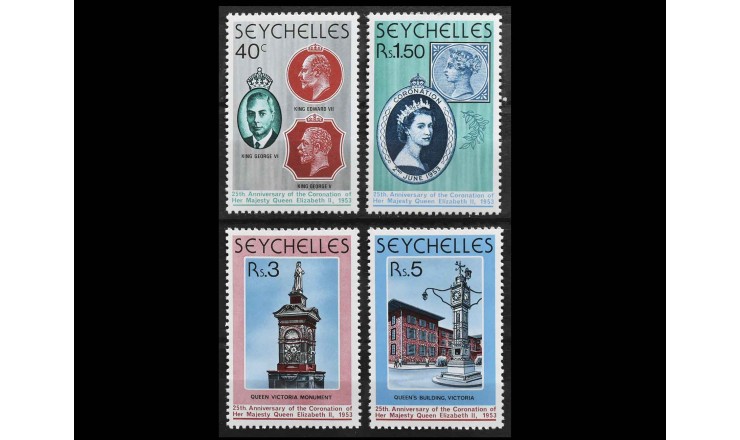 Сейшельские Острова 1978 г. "25 лет коронации Королевы Елизаветы II"