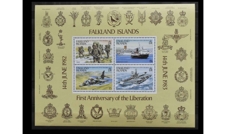 Фолклендские острова 1983 г. "1-я годовщина освобождения"