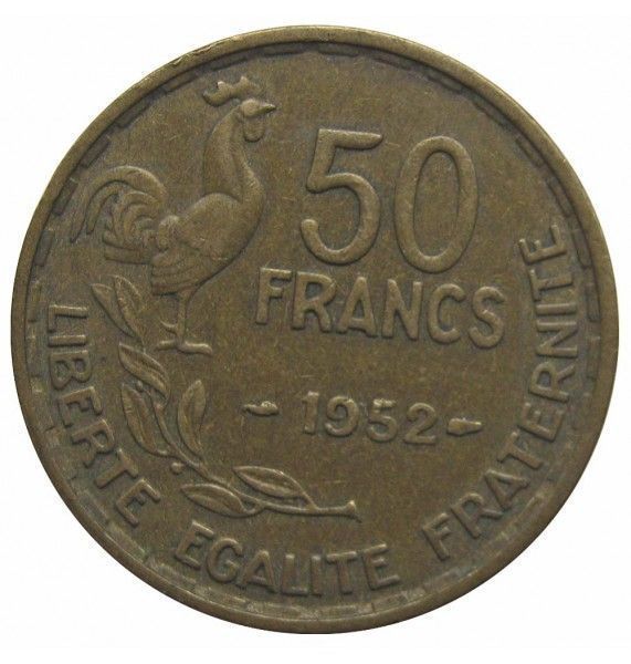 Франция 50 франков 1952 г.