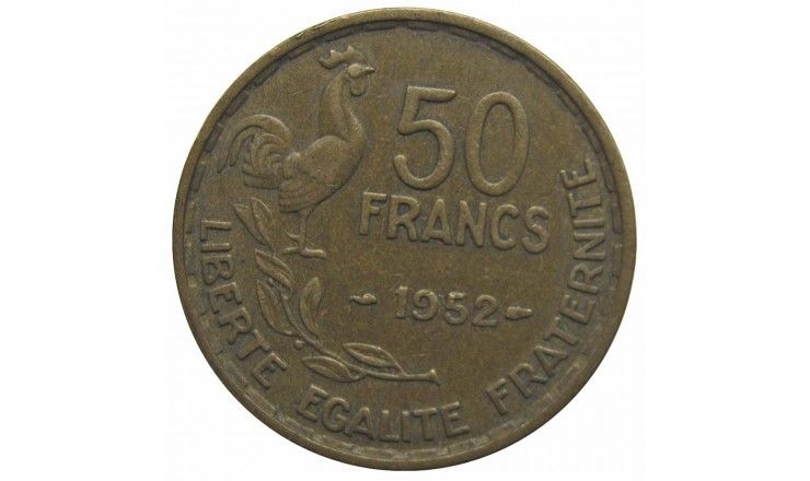 Франция 50 франков 1952 г.