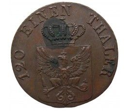 Пруссия 3 пфеннига 1839 г. D Пруссия 3 пфеннига 1839 г. D
